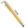 Bamboo Sustainable Pens Black Ink Stylus Touch Pen Упаковка из 5 шариковых ручек для офиса