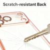 Ультратонкий прозрачный чехол для IPhone 17 Pro Max Матовый Жесткий Покрытие PC Всестороннее Защитное Стекло для Камеры Ударопрочный Корпус для IPhone 17Air