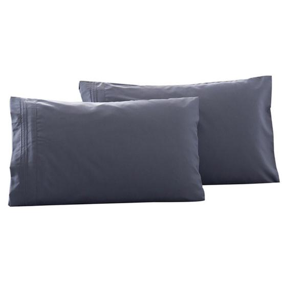 2 шт. King Queen стильный сплошной цвет кровать наволочка наволочка декор для спальни