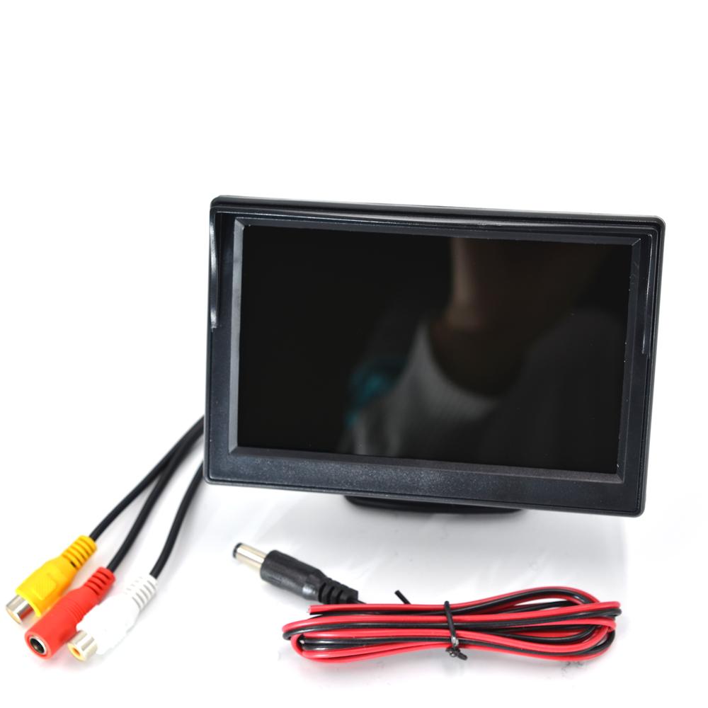 AHD 1080P Автомобильный монитор 5-дюймовый экран для камеры заднего вида TFT LCD дисплей HD цифровой цветной