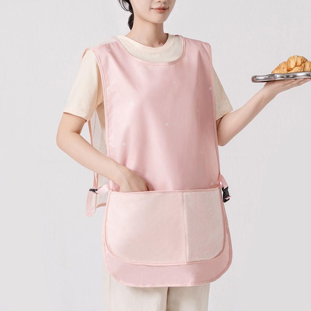 Фартук без рукавов в стиле жилета, легко моющийся, для рук, униформа кофейни для поваров и официантов