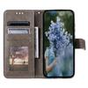 For Motorola Moto G56 5G Stand Case Imprinted Totem PU Leather Wallet Phone Cover with Wrist Strap