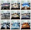 3D Printed Airplane Bedding Set, Boy's Room Quilt Cover, Pillowcase DE135 * 200, Soft Zippered Home Decoration
