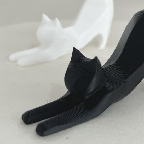 1/2/3 шт. Реалистичная скульптура кошки, напечатанная на 3D-принтере, ручной работы, имитация кошки, украшение для вечеринки, домашний декор, подарок для любителя кошек