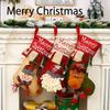 New Christmas Decorations High-end Cartoon Christmas Socks Three-dimensional Socks Gift Bag Decorative Socks Pendant