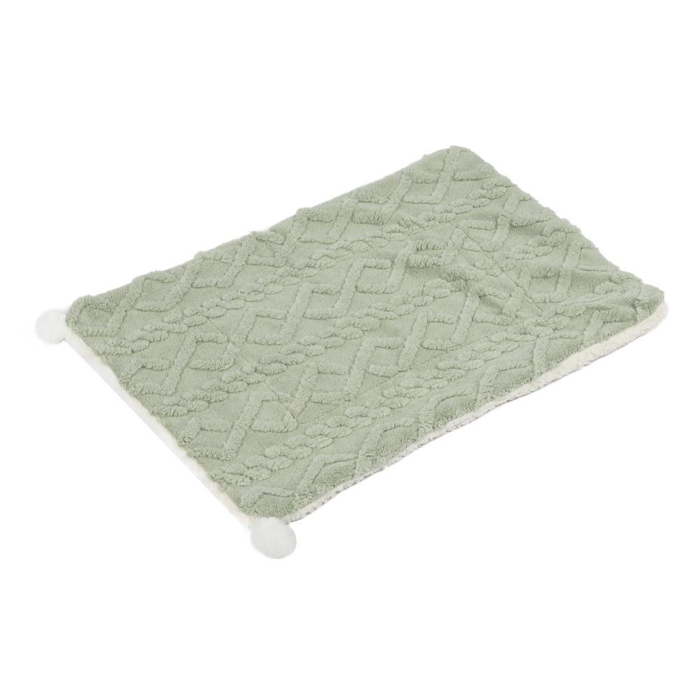 Soft Warm Plush Pet Blanket Double Layer Thicken Pet Throw Blanket Dog Cat Blanket  for Sleeping