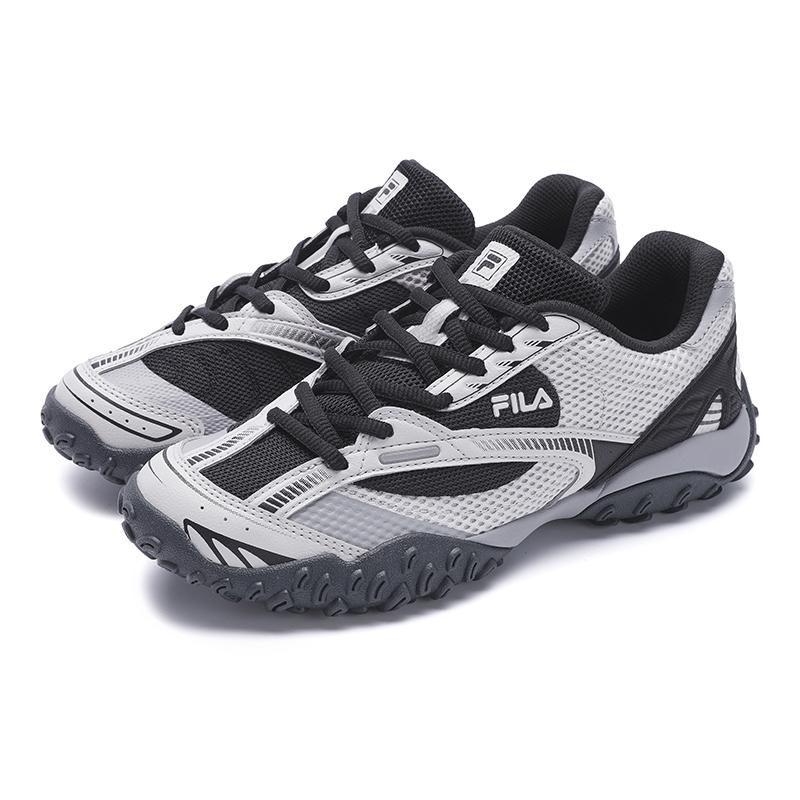 Fila Echappe 2 Балетки Мода Индивидуальность Трендовые Удобные Прочные Дышащие Низкий верх Повседневная обувь Женская обувь Черный Серый F12W522146FSM
