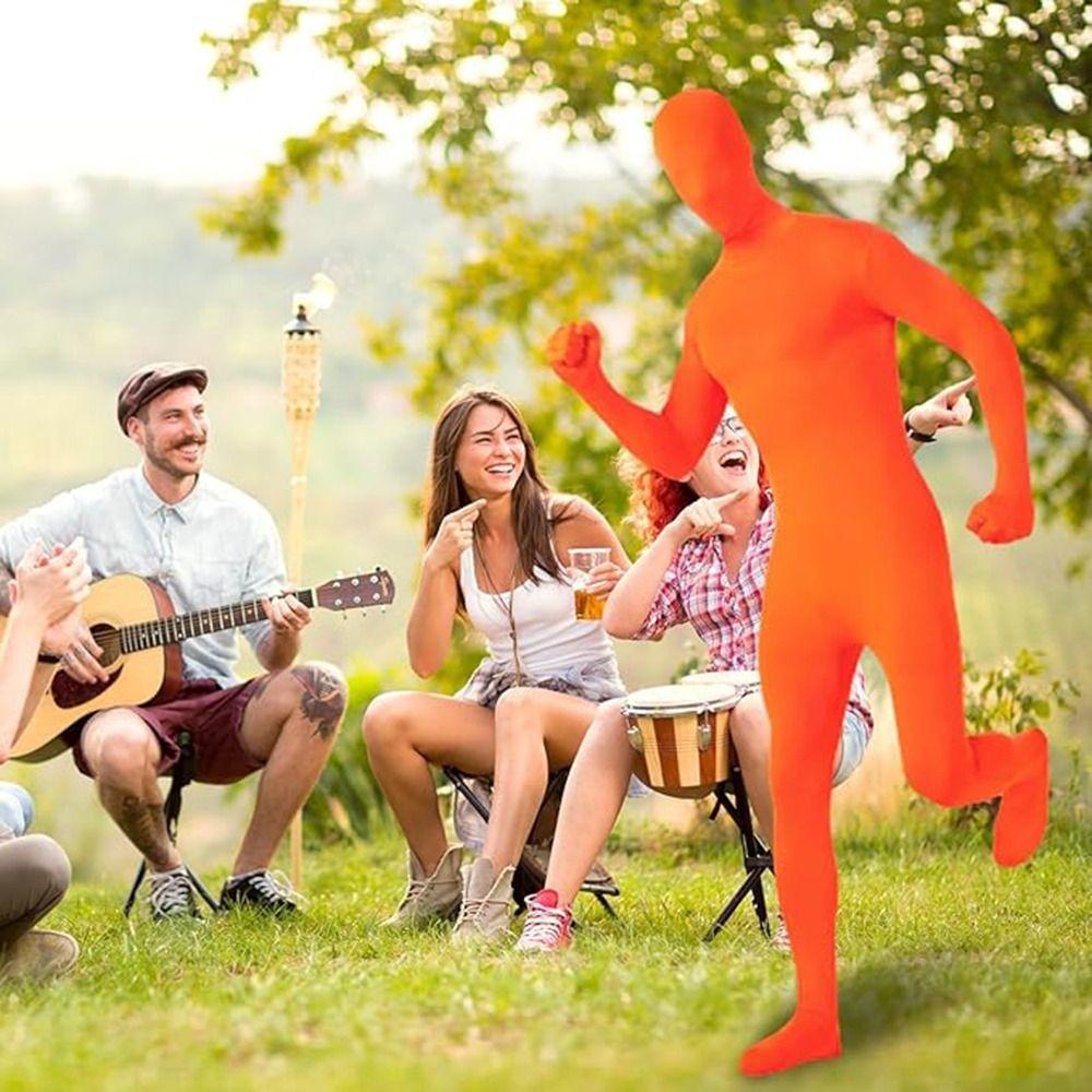 Облегающий Zentai Костюм-комбинезон Полный Косплей Боди Модный Невидимый Morph Suit для Взрослых Детей