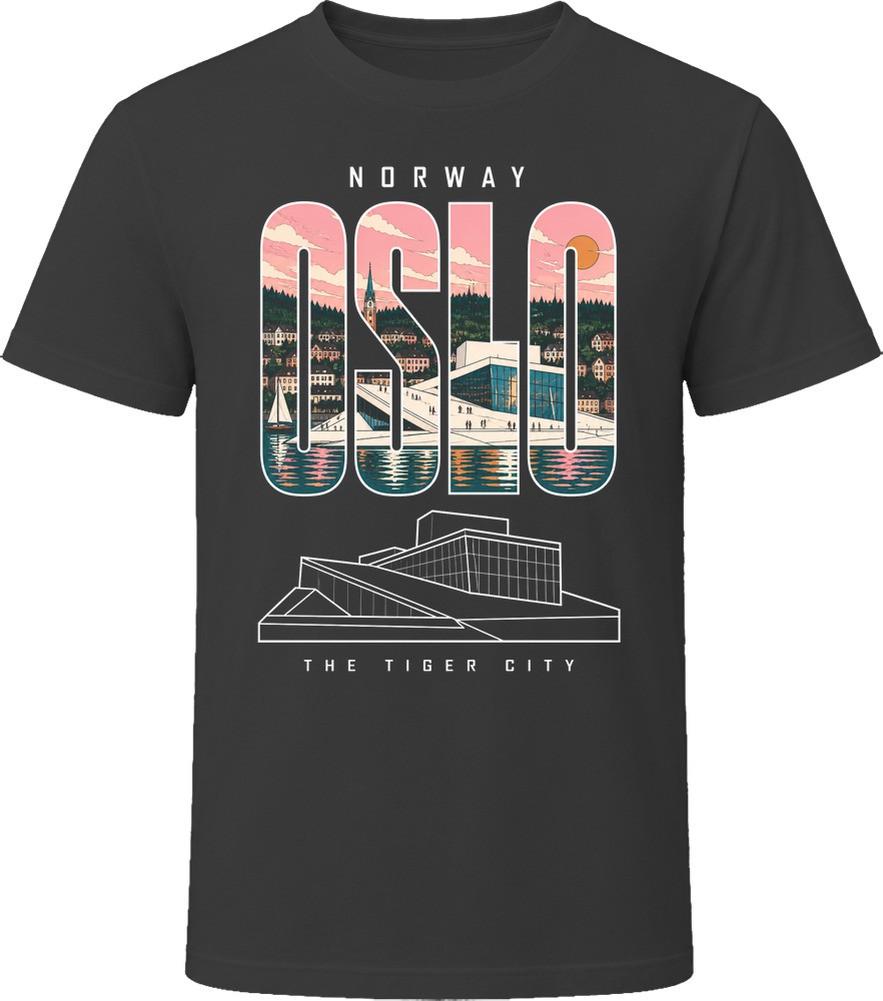 Oslo Norway The Tiger City T Shirt