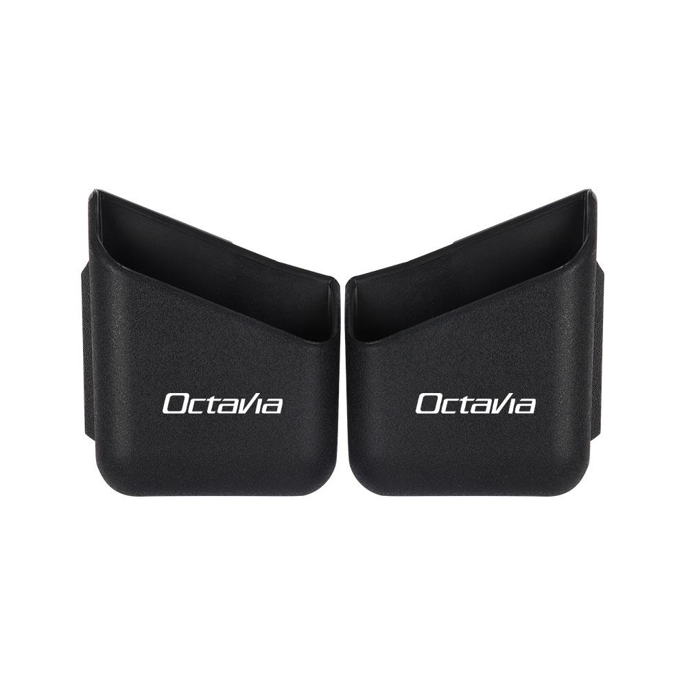 tgcyx7 Car Interior Side Door Storage Box Stowing Tidying Hanging Holder For Skoda Rapid Octavia A5 S Kodiaq Fabia A7 VII Kamiq Karoq