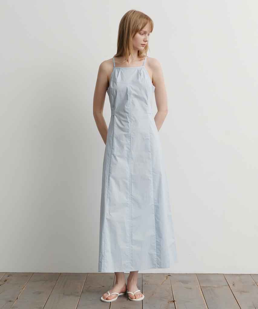Artid Cotton Halterneck Long Dress_2 Colors