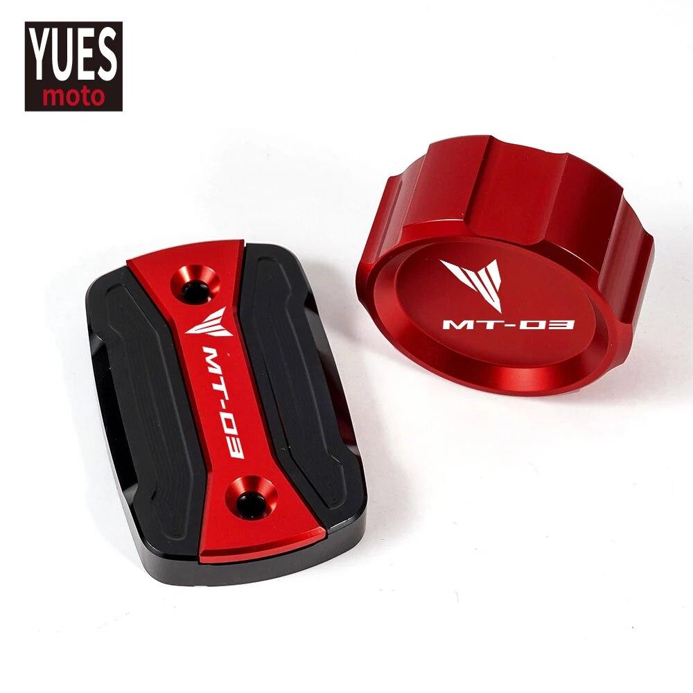 Аксессуары для мотоциклов, высокое качество, передняя и задняя крышка главного резервуара цилиндра с ЧПУ для Yamaha MT03 ABS MT 03 2015-