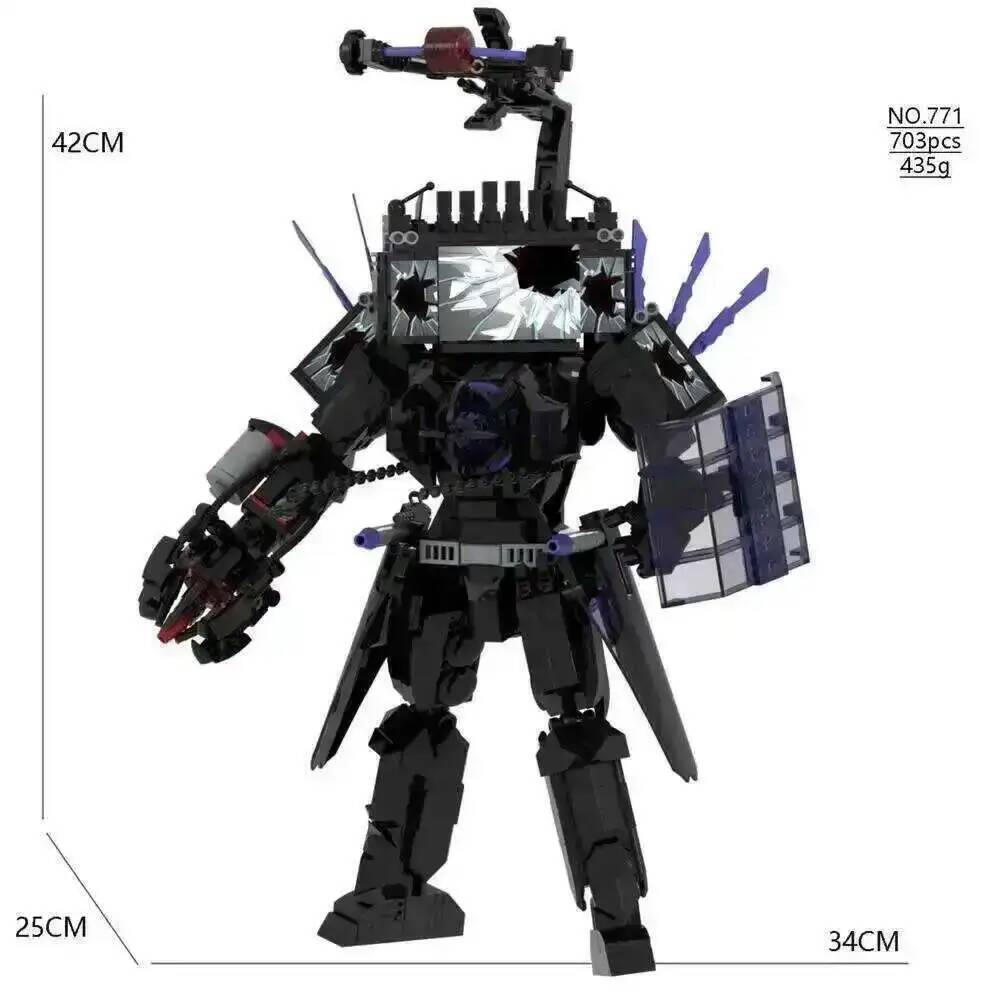 Скибиди Туалет Титаны Оператор Блок Скибиди Туалет Титаны Спикермен Говорящий Человек Спикермен Строительный Блок Часовой Человек Телевизионный Человек G Man