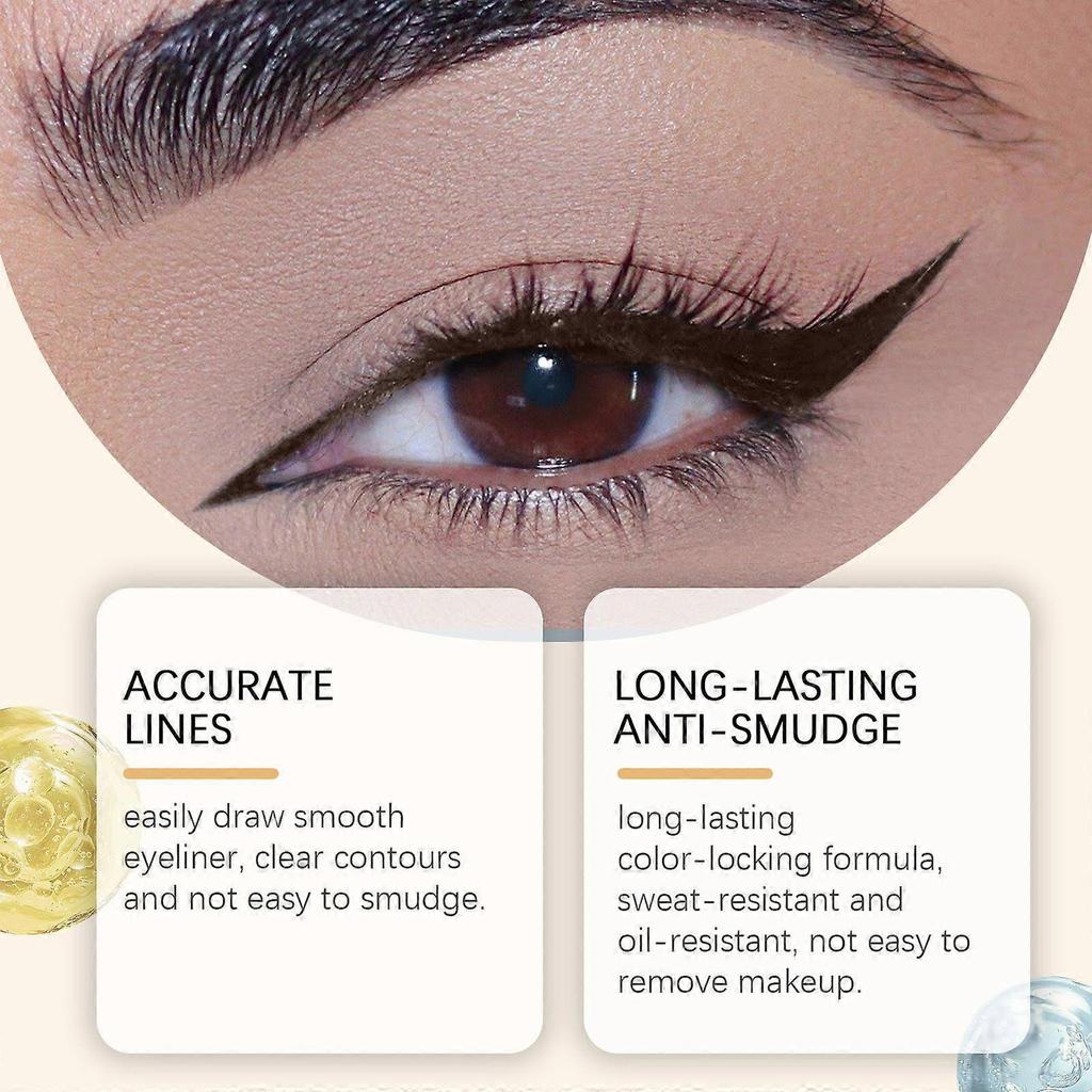 Eyeliner series eye makeup does not fade silky smooth eyeliner gel pencil stone brown