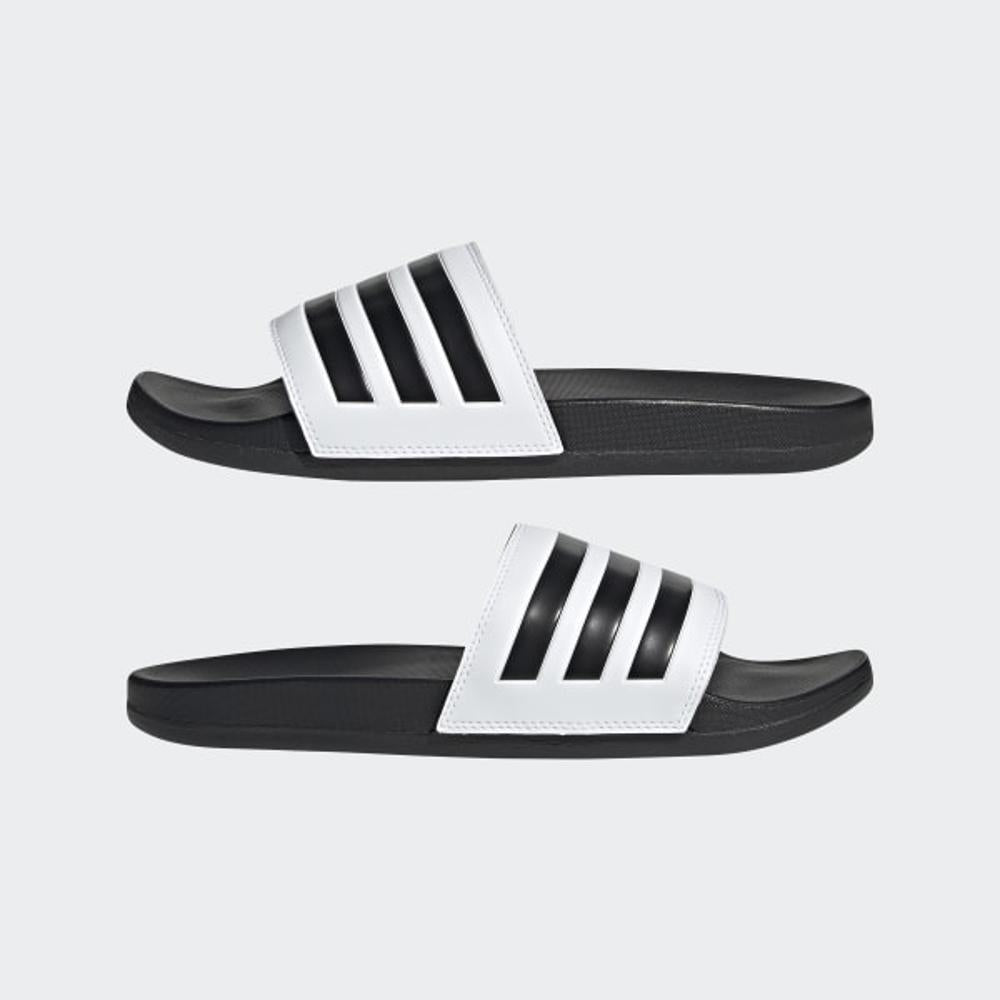 Adidas adilette comfort slippers contoured footbed White/Black