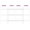Window Security Grille with 3 Horizontal Bars 3 pcs 43 74 cm