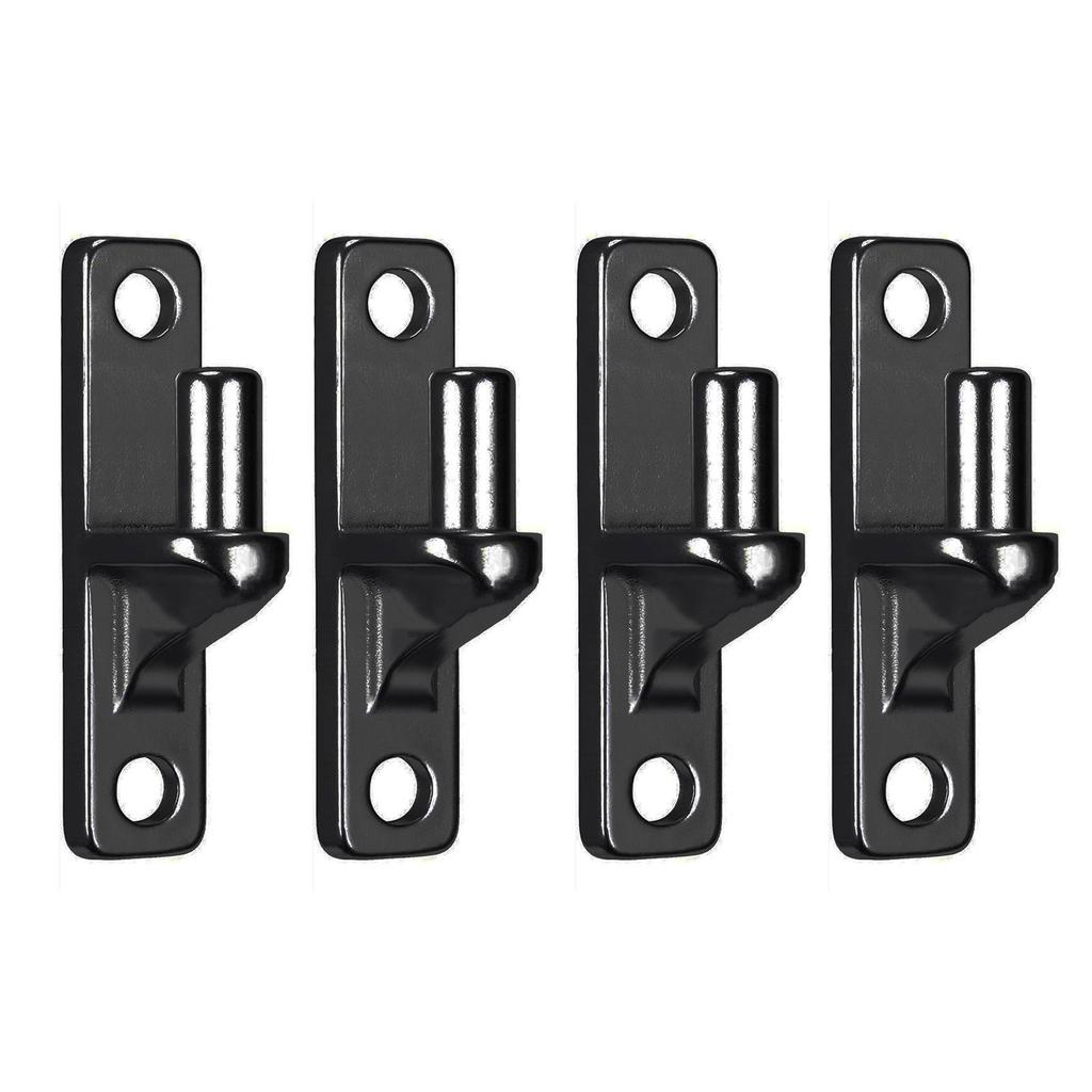 1/2/4 шт. Настенные петли для ворот, Портативные настенные петли для уличных ворот из сетки-рабицы с петлевым пальцем 5/8 дюйма