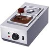 600W Electric Auto Chocolate Heater 2 Tanks Stainless Steel Liquid Warmer Chocolate Tempering Machine Melting Pot