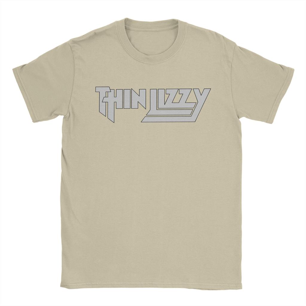 Новая футболка с принтом рок-группы Thin Lizzy для мужчин, с круглым вырезом, 100% хлопок, футболка для тура/концерта, с коротким рукавом, печатная одежда