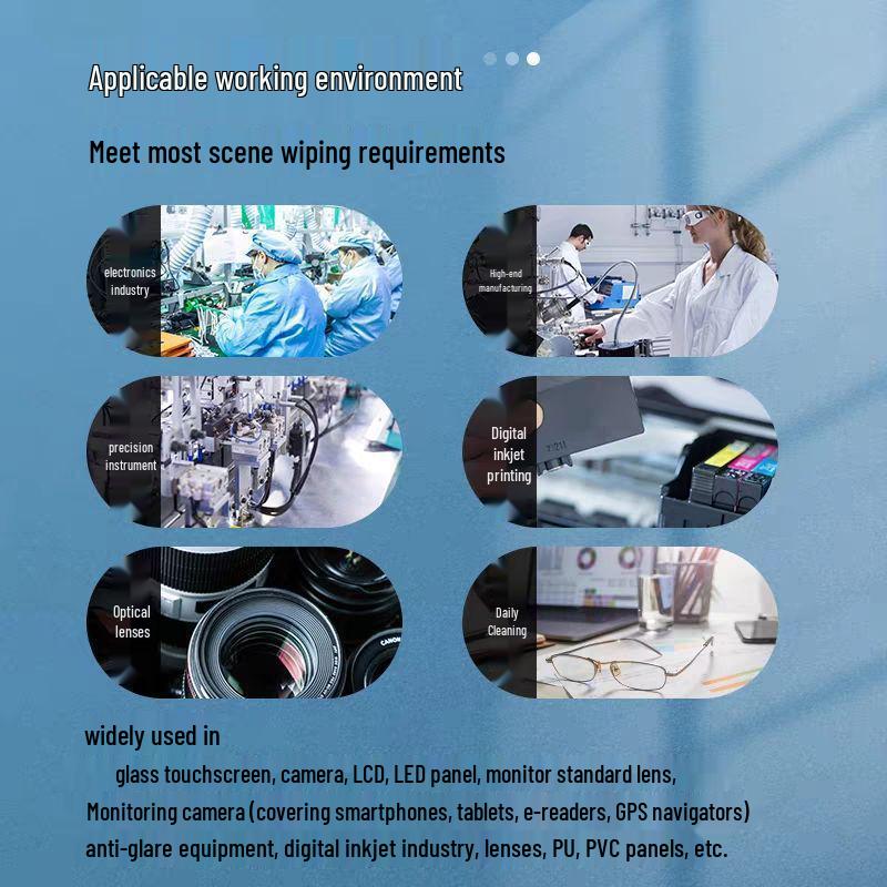 Антистатическая салфетка из микрофибры: Без пыли, без ворсинок, для защиты УФ-печатающей головки и ЖК-экрана