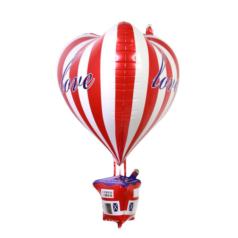 New 70cm Aluminum Film Balloon 4D Helium Balloons Valentine's Day Wedding Proposal Birthday Party Decoration Hot Air Balloon