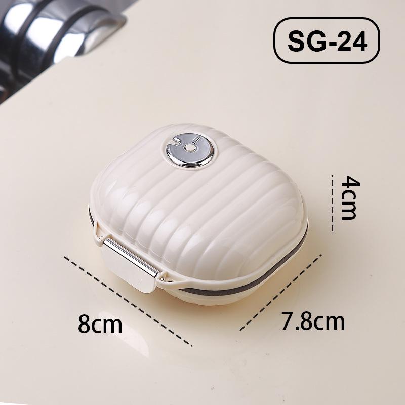 Mini Travel Pill Box: 7-Day Multi-Compartment Portable Dispenser for Pills, Tablets, and Jewelry. Sturdy, Sealed Storage.