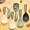 Stainless Steel Handle Silicone Rice Spoon Non-stick Serving Spoons Rice Paddle  Rice Cooker