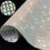 4860 Pieces Bling Bling Crystal Rhinestones Sticker Self-Adhesive Glitter Rhinestones Crystal Gem Stickers for DIY Car and Gift Decoration