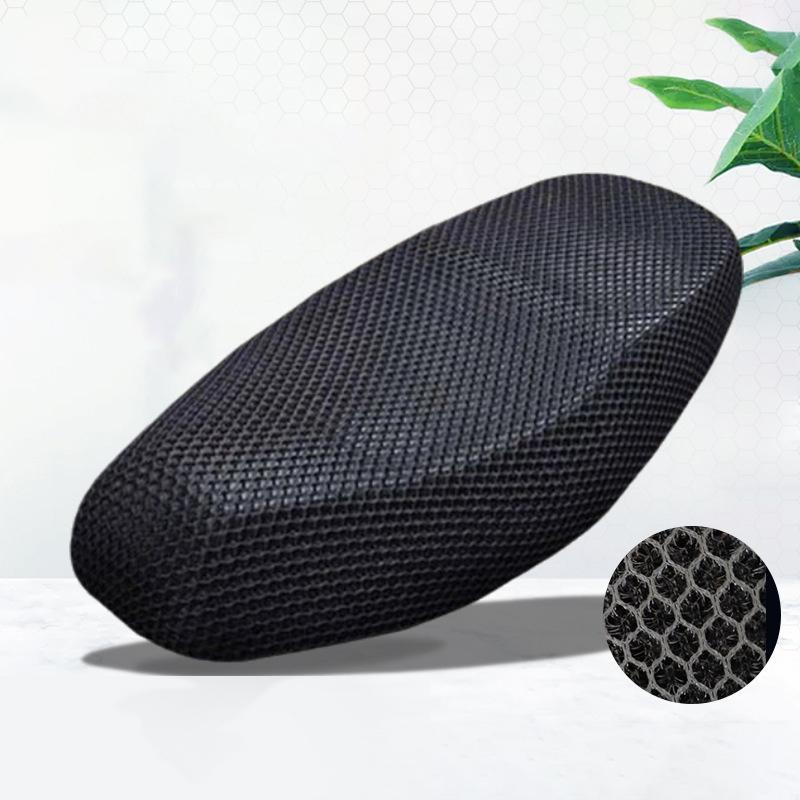 1 шт. дышащие чехлы на сиденья скутера, летние прохладные 3D сетчатые чехлы на сиденья мотоцикла, подушки, противоскользящие чехлы, защитная накладка из сетки