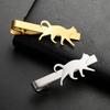 Punk Cat Tie Clip Cute Sausage Dog Necktie Buckle Creative Dachshund Tie Pin  Women Men