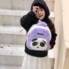 Плюшевый рюкзак-панда для детей с дышащей конструкцией и отделениями для детского сада