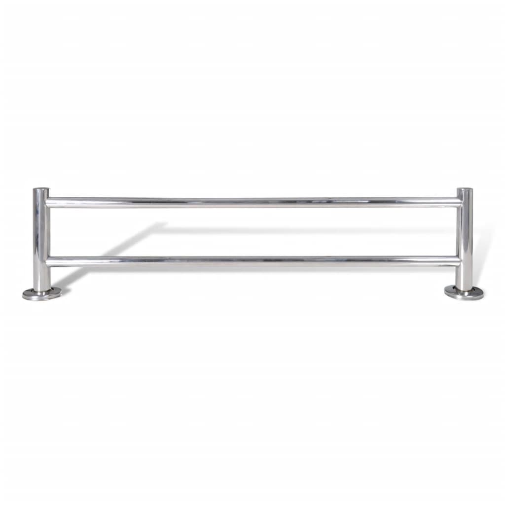 Towel Holder with 2 Bars Stainless Steel