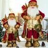 New Year Christmas Decorations For Home Height 30cm 45cm Santa Claus Doll Children's Gifts Window Ornaments Navidad