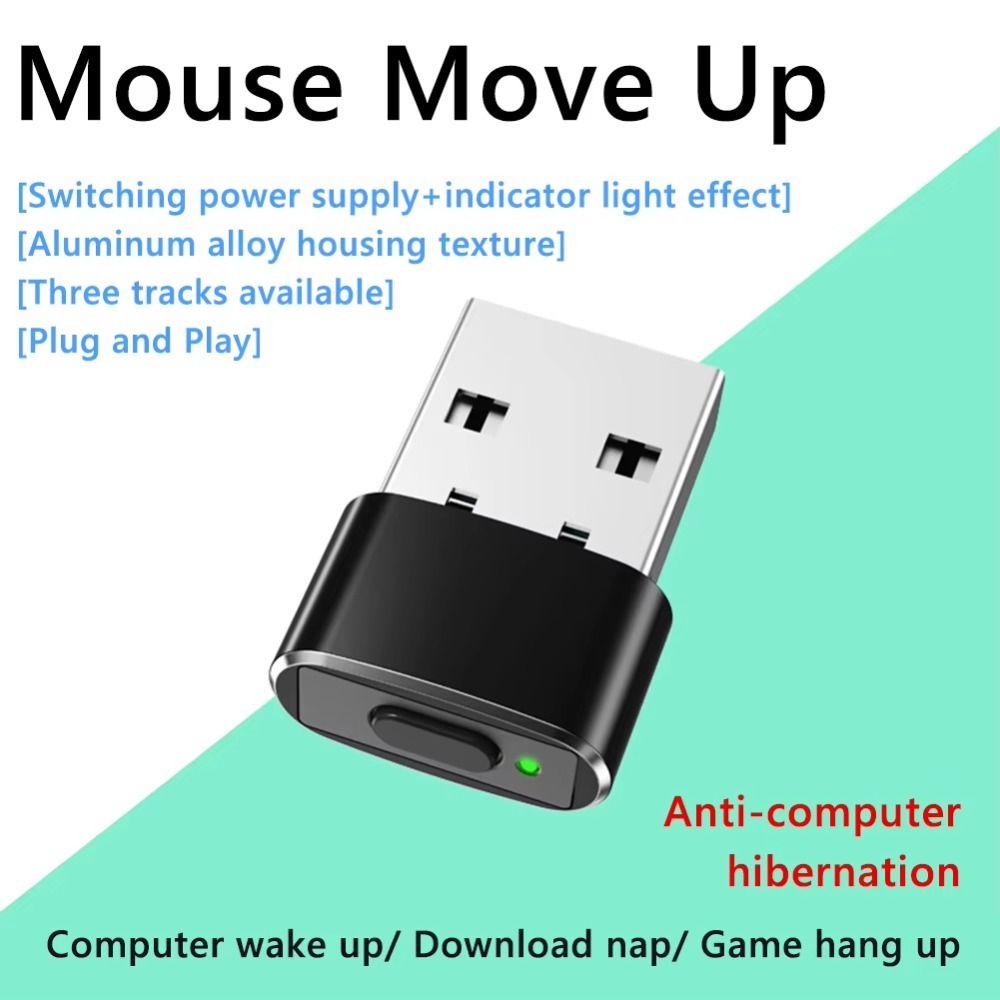 Undetectable Mouse Jiggler ON/OFF Buttons Simulate Mouse Movement Mouse Automatic Mover  PC Laptop
