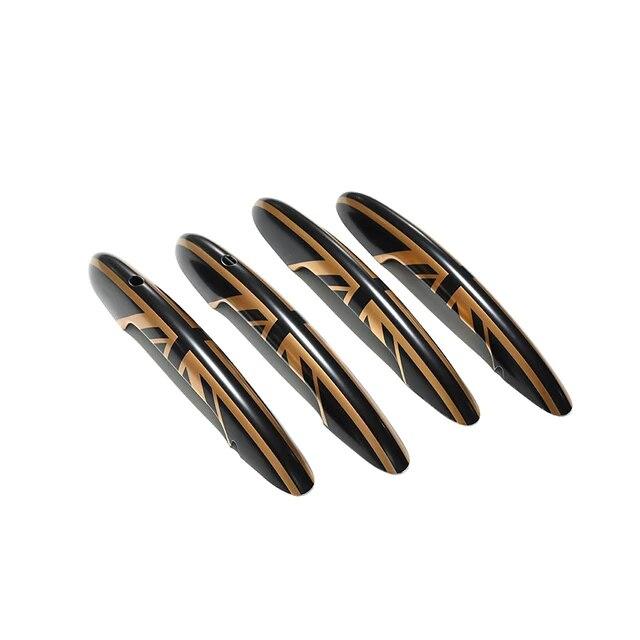 For MINI Cooper S JCW F55(5-Door) F60 Countryman Exterior The Black Flag Door Handle Cover Decoration Car Styling Accessories