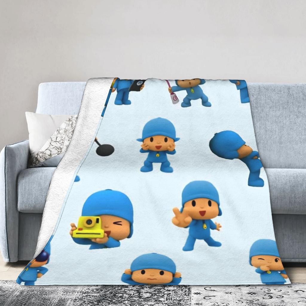 P-POCOYO Элли Плюшевое одеяло Детское Фланелевое плед для дивана кресла кровати Теплое мягкое На заказ DIY Качество Покрывало