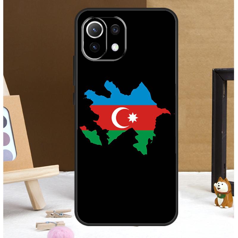 Чехол Флаг Азербайджана Для POCO M6 X3 X5 X6 Pro F3 F5 M5s Чехол Для Xiaomi 13T 12T 11T 14 Pro 12 13 Lite Чехол