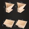 Square Shaped Homemade DIY Wooden Rice Ball Mold Baking Tool Zongzi Maker Rice-Pudding Mould