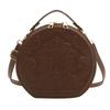 Fashion Women'S Bag Pressure Shell Portable Small Round Bag Niche Versatile Shoulder Bag Foreign Style Messenger Bag