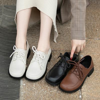 Zapatos Mujer женские оксфорды туфли на плоской подошве повседневные кожаные туфли на платформе с одним шагом модные туфли на плоской подошве со шнуровкой классические ботильоны женские