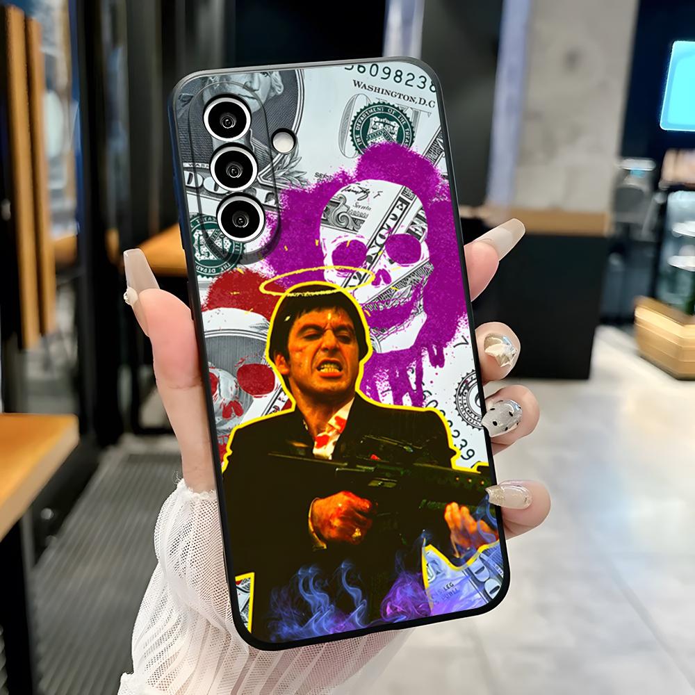 Чехол для телефона Tony Montana из фильма «Лицо со шрамом» для Samsung A25 A13 A33 5G A54 A36 A35 A56 A52 A14 Ударопрочный Мягкий чехол
