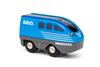 BRIO Инерционный поезд 36019 для детей от 3 лет (Игрушечный поезд, деревянные рельсы, поезд динозавров)