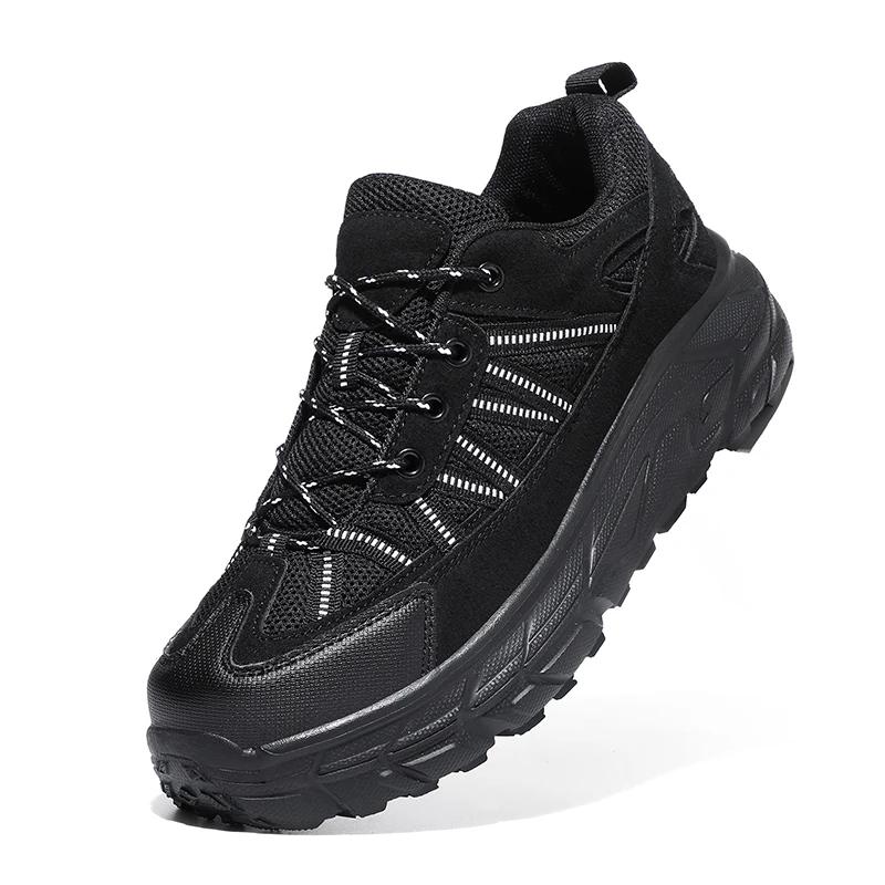 Модные дышащие уличные кроссовки на толстой подошве для скалолазания, кроссовки для тренировок в пустыне, большие размеры 39-48, походная обувь для мужчин, нескользящая