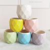 6pcs, Macaron Succulent Flower Pot Ceramic Small Flower Pot Desktop Cactus Mini Thumb Flower Pot Colorful Flower Maker