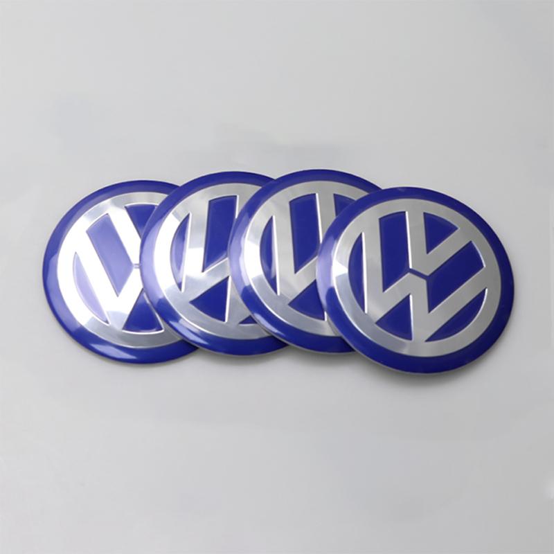 2026 Горячие Для VOLKSWAGEN VW 4 шт. Наклейка на центральную часть диска VW Алюминиевые наклейки Автоаксессуары Для Volkswagen Polo Arteon Tiguan Golf Tou