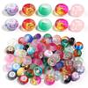 Acrylic Frosted Two-Color Abacus Spacer Beads for DIY Jewelry
