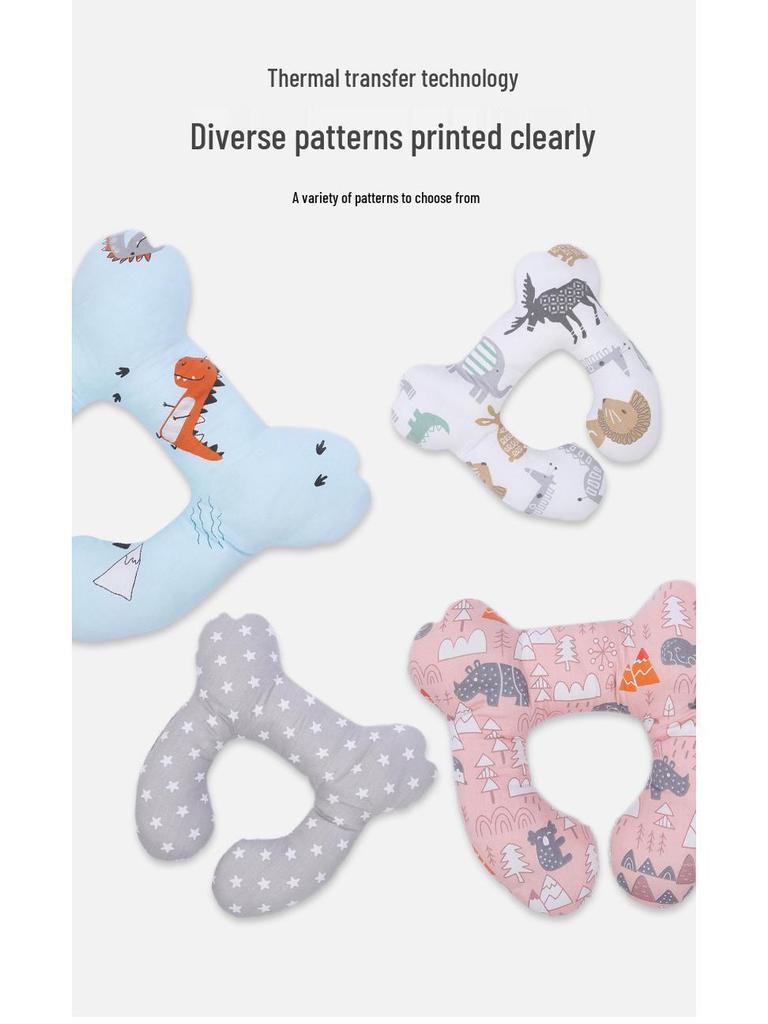 Подушка-поддержка для головы и шеи ребенка - Защита от плоской головы для колясок и автокресел