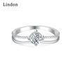 Классическое кольцо Lindon из медного сплава с цирконием, женские ювелирные изделия, свадебный подарок для вечеринки