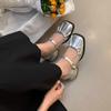 Fashion Elegant With Medium Heels Mary Jane Shoes for Women Square Toe Woman Pumps Quick Delivery Shoe Chic Point 39 2025 Trend Footwear