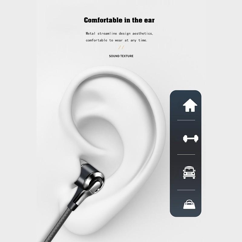 Наушники-вкладыши 3,5 мм, проводное управление, спортивная гарнитура, проводные наушники с микрофоном для телефонов, компьютеров, планшетов, MP3